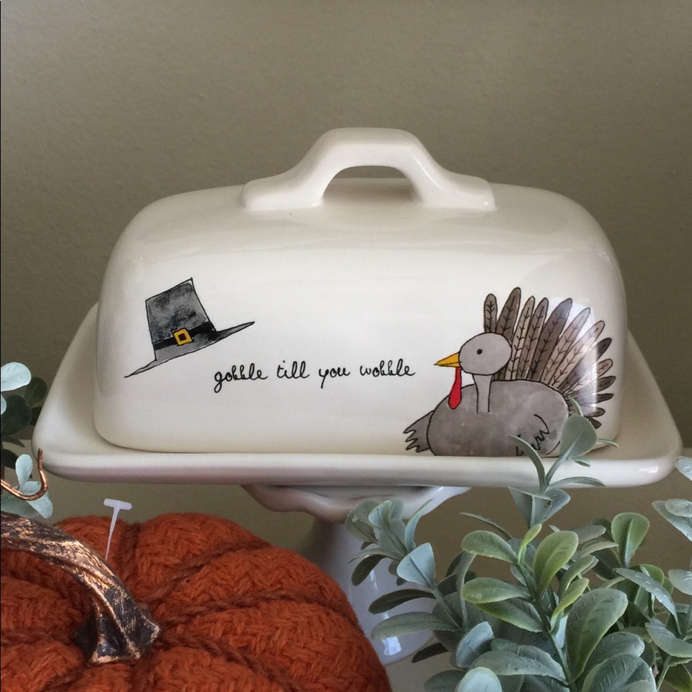 Rae Dunn thanksgiving butter dish